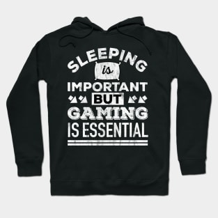 Funny Gaming essential gamer Gift Distressed Hoodie